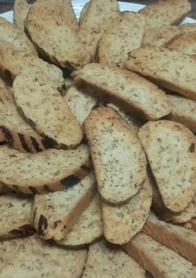 Una foto de Galletas marroquíes ♡ Fakas con sésamo y yogur