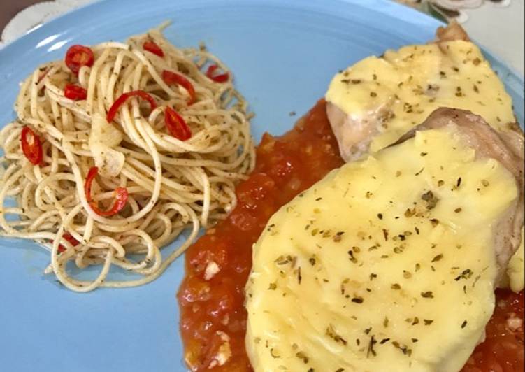 Easier&Healthier Chicken Parmigiana