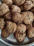 Biscotti cioccolato e mandorle con lievito madre