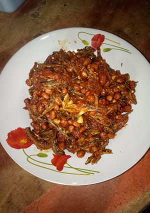 Foto resep Sambal teri & kacang khas medan