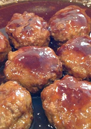 A picture of Easy Mini Hamburg Steaks for Bento (Freezer-Friendly).