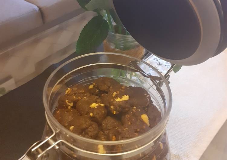 Choco Almond mede cookies