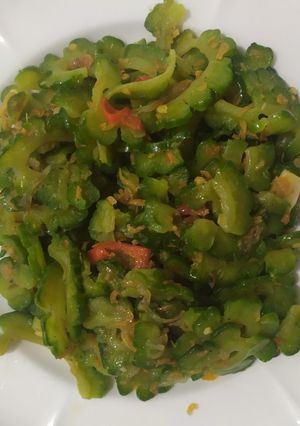 Foto resep Tumis pare rebon