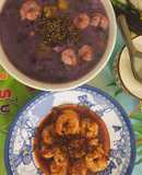 Cơm trưa Sinh Viên 2 người 22.000₫ - Canh khoai mỡ, Tôm rim sa tế