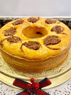 Una foto de Pastel de yogur relleno con Nutella “sin huevos”
