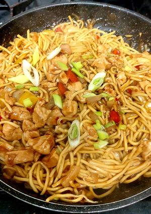 A picture of My Sweet Chilli Chicken & Noodle.