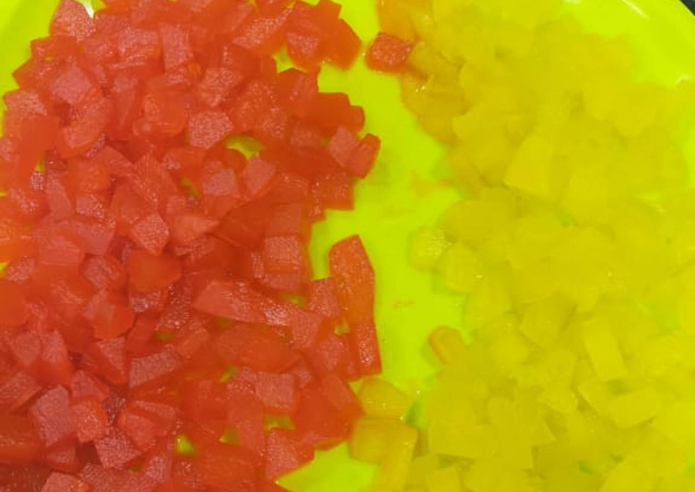 Tutti Frutti recipe with watermelon peel