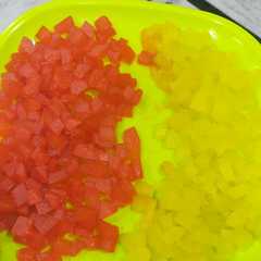A picture of Tutti Frutti Recipe With Watermelon Rind.