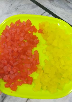 A picture of Tutti Frutti Recipe With Watermelon Rind.