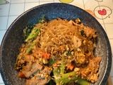 วุ้นเส้น ผัดซีอิ๊ว หมู