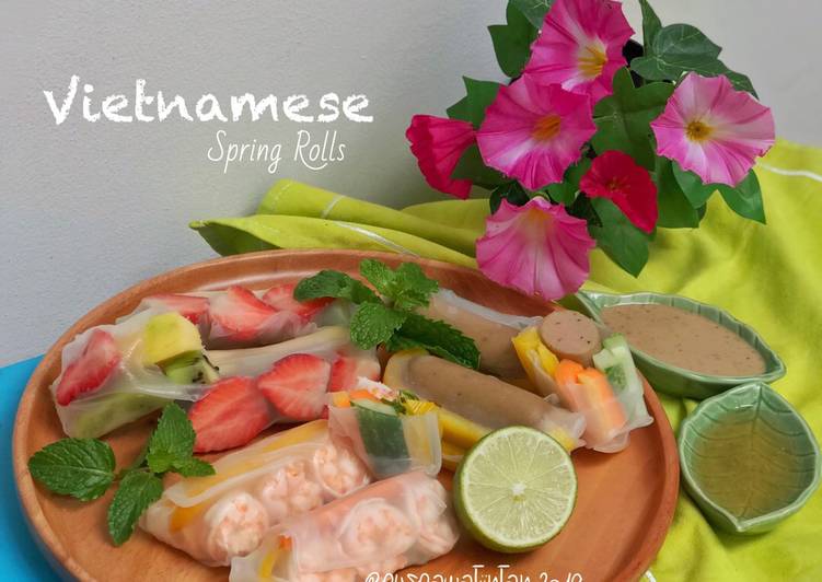 Resep Vietnamese Spring Rolls Anti Gagal