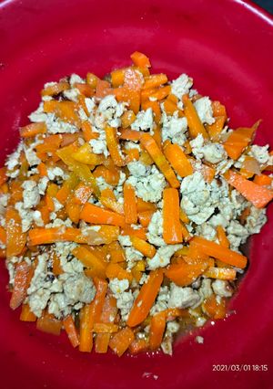 Foto resep Tumis wortel telur kecap yummy