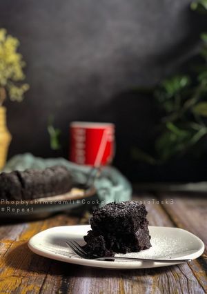 Gambar Kek coklat moist