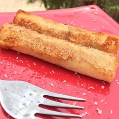 Nutella French Toast Rolls A picture of Nutella French Toast Rolls.