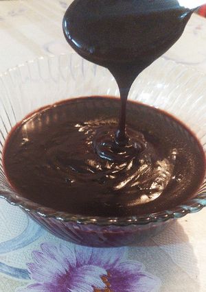 عکسی از دستور سس شکلات