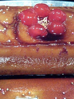 Una foto de Flan de galletas maría