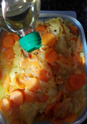 Una foto de Supremas de pollo en escabeche