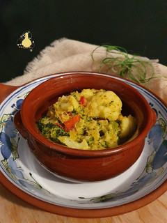 Una foto de *Brócoli y Coliflor Salteados*