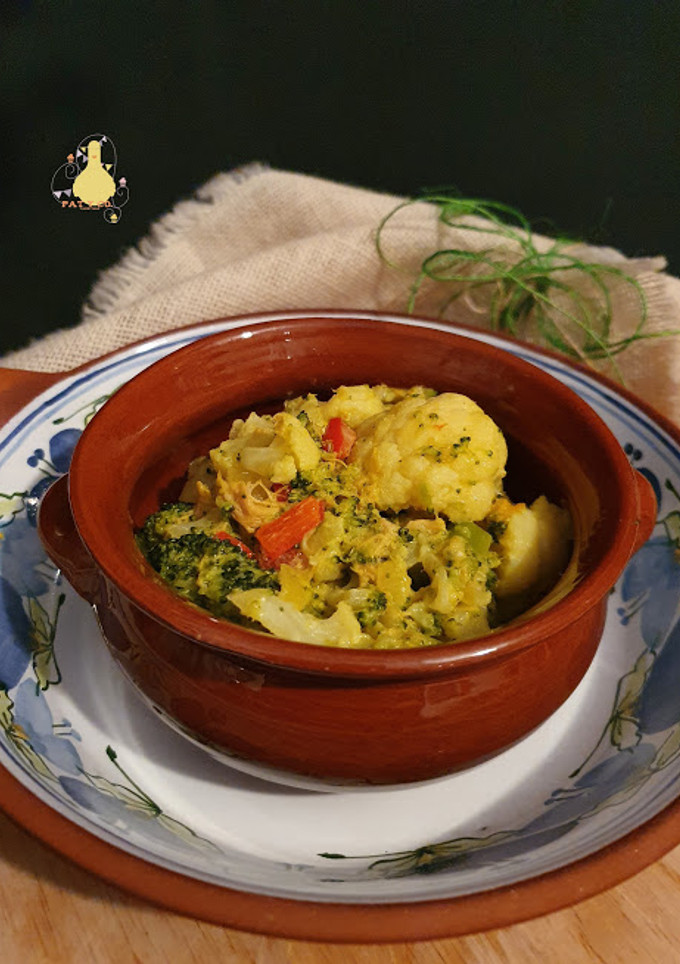 Una foto de *Brócoli y Coliflor Salteados*