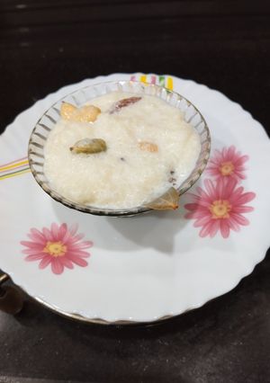 A picture of Gobindobhog Chaler Payesh.