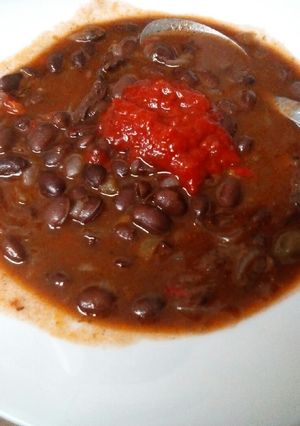 A picture of Njahi aka Black beans.