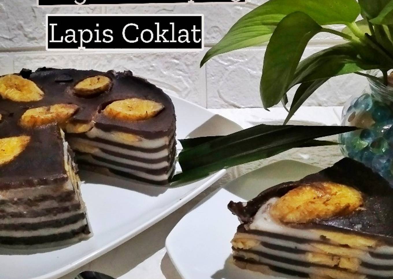 *Nagasari Loyang Lapis Coklat*