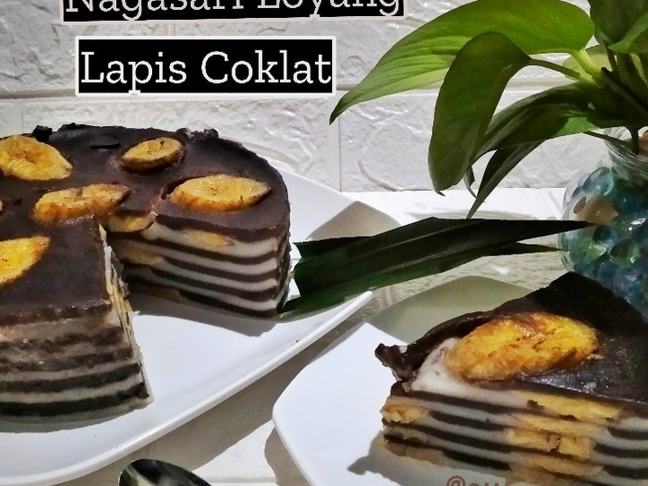 Cara Gampang Membuat *Nagasari Loyang Lapis Coklat* Untuk Pemula