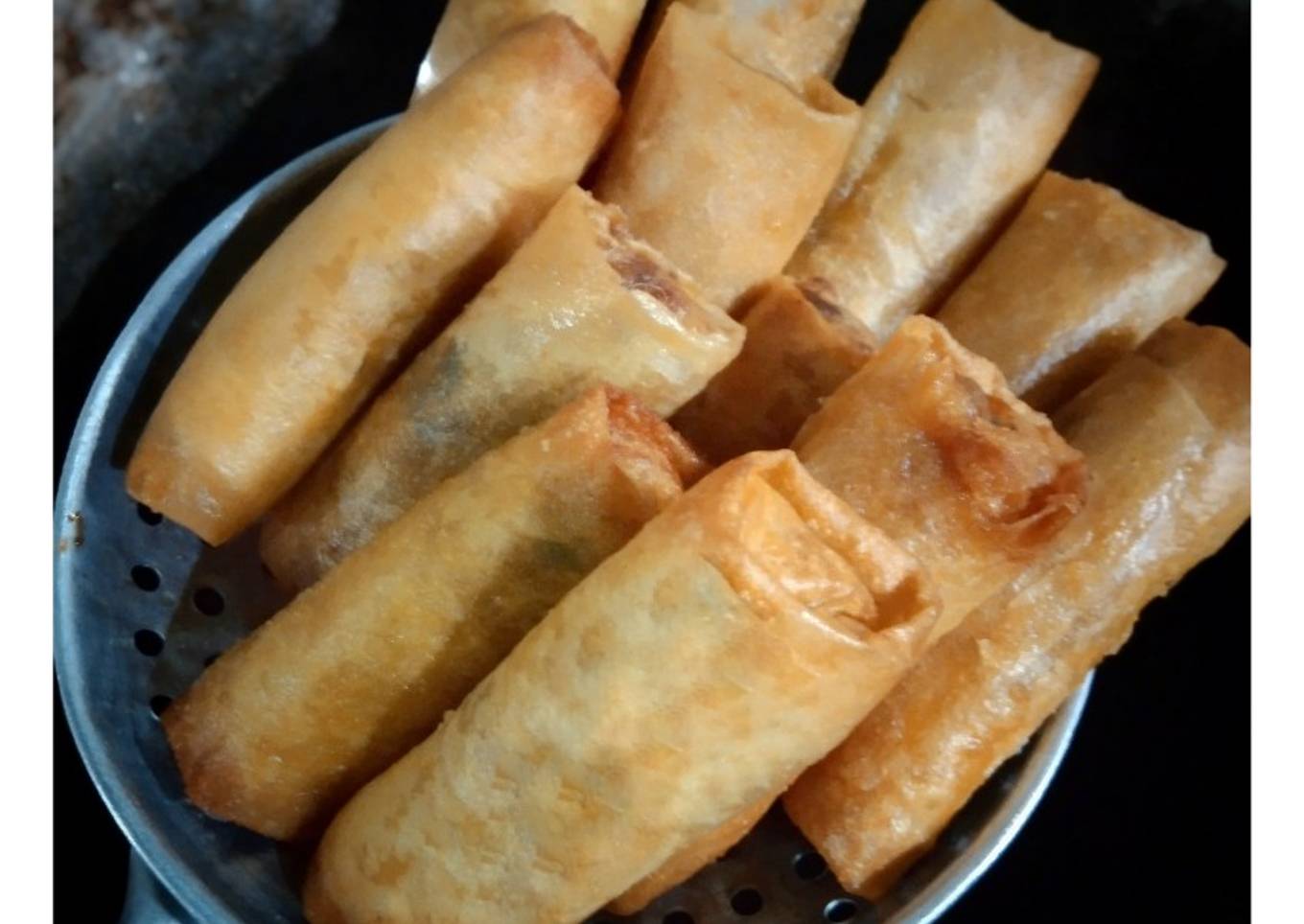 Kulit Lumpia Isi Kari Ayam