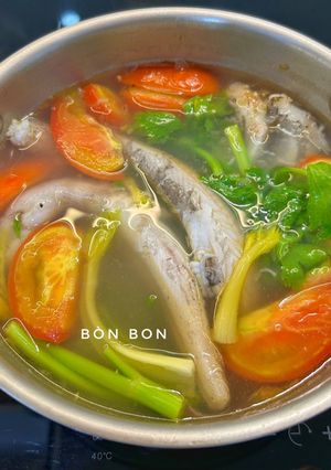 Hình của món Cá Khoai Nấu Ngót.