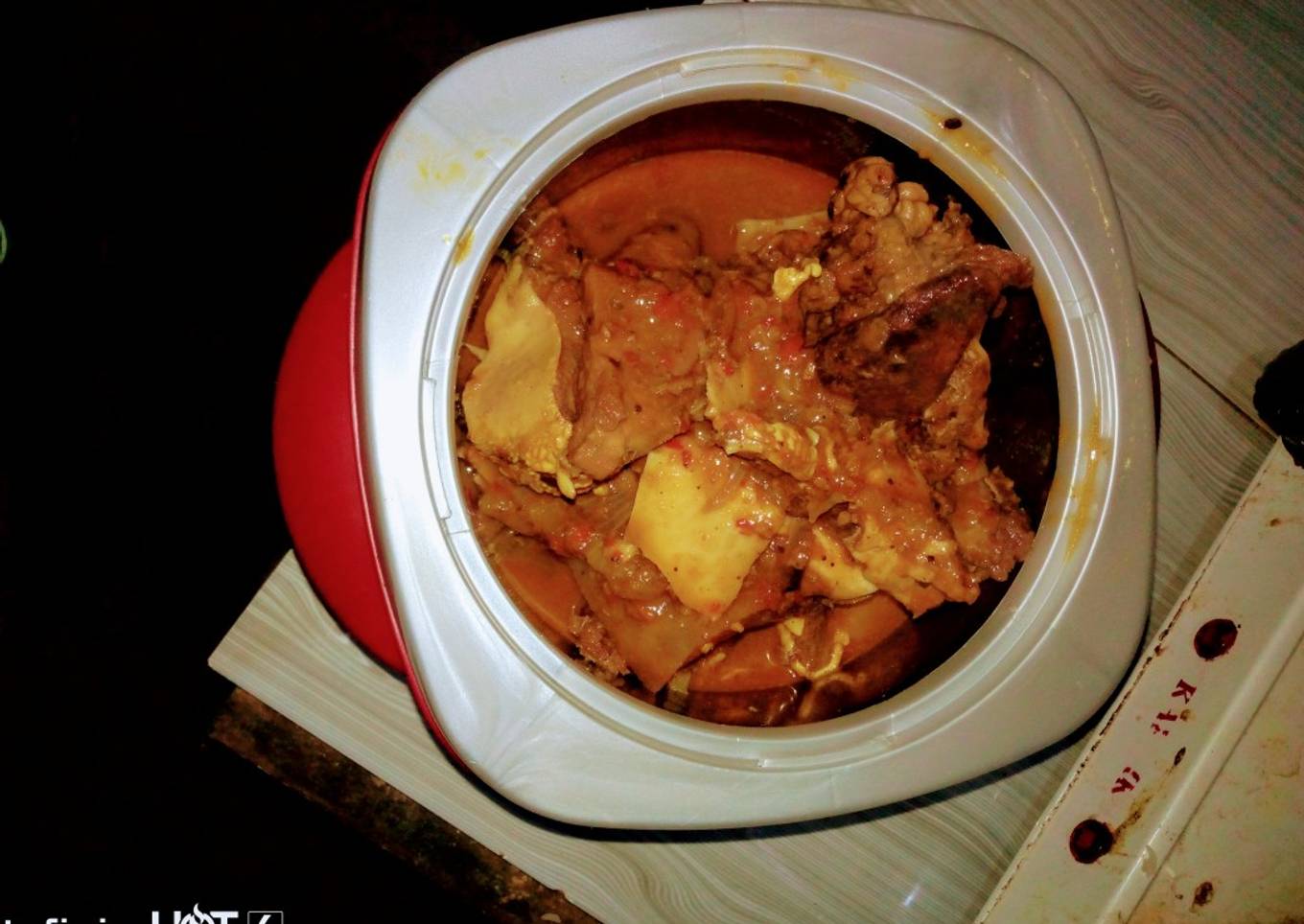 Cow leg pepper soup