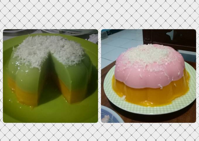 Puding Pelangi Labu Kuning