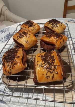 Una foto de Napolitanas de chocolate