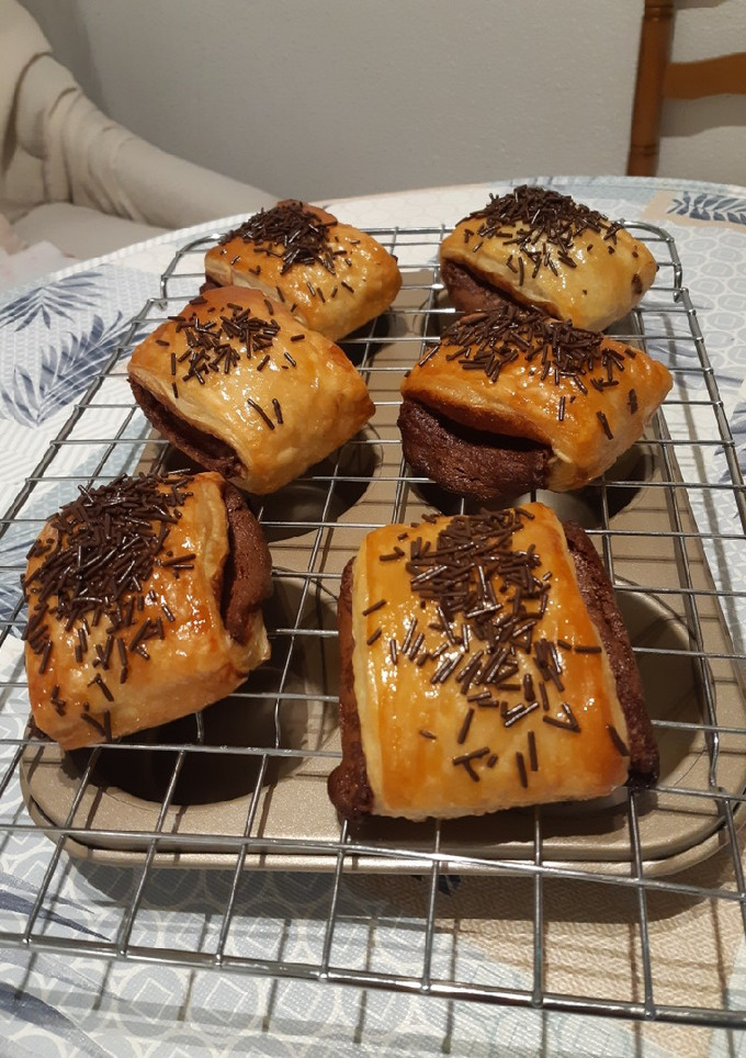 Una foto de Napolitanas de chocolate