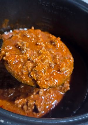 Una foto de Tuco de Carne Picada en Olla Eléctrica
