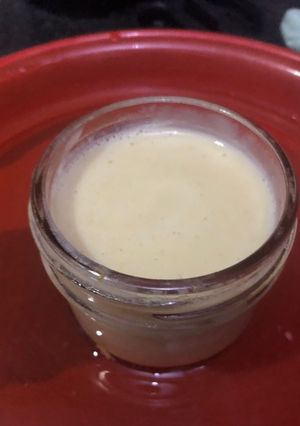 Hình của món Sữa đậu gà hạt sen.