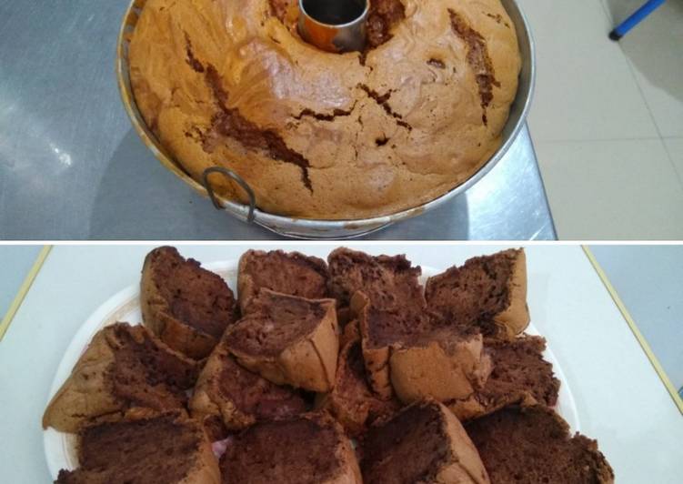 Chiffon cake chocolate