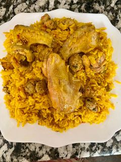 صورة لوصفة أرز بالدجاج في الفرن