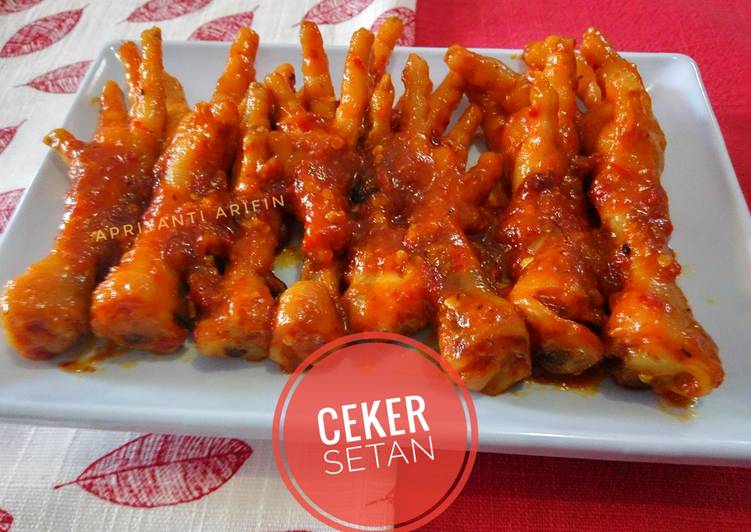 Resep Ceker setan (Ceker Pedas) yang Bisa Manjain Lidah