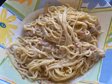 Spaghettis a la carbonara