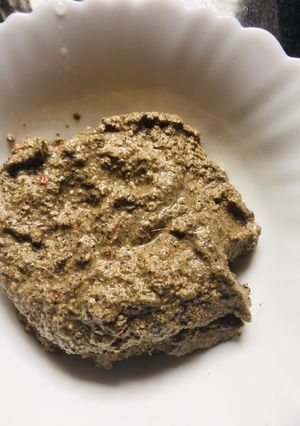 A picture of Sesame seeds chutney.