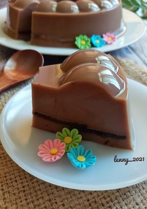 Foto resep Pudding Cokelat Oreo