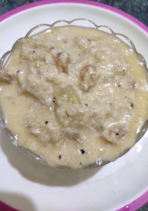 A picture of Kaddu ki kheer.