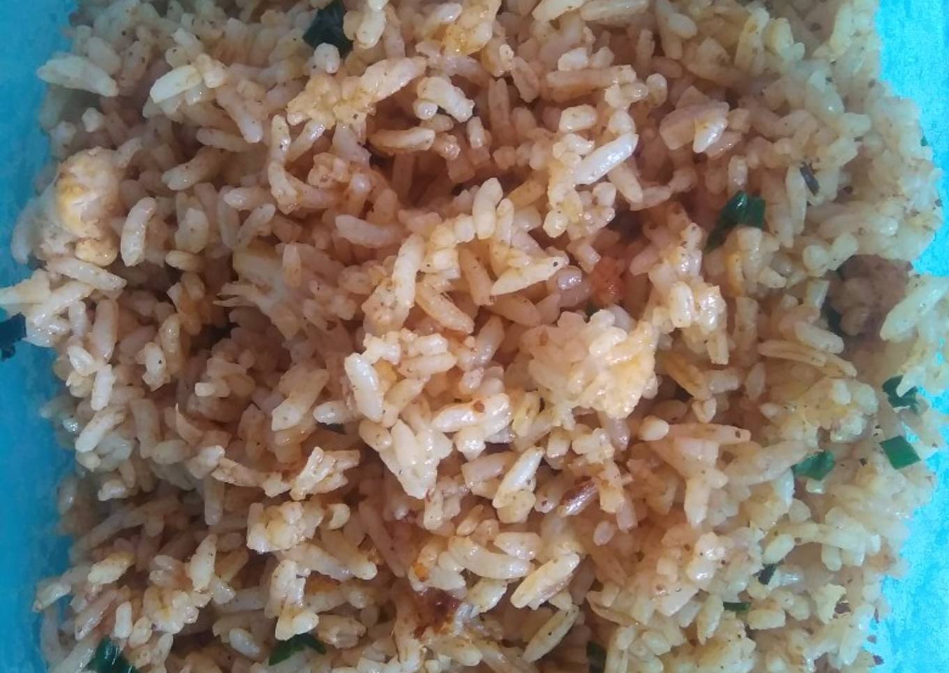 Nasi goreng bumbu rendang