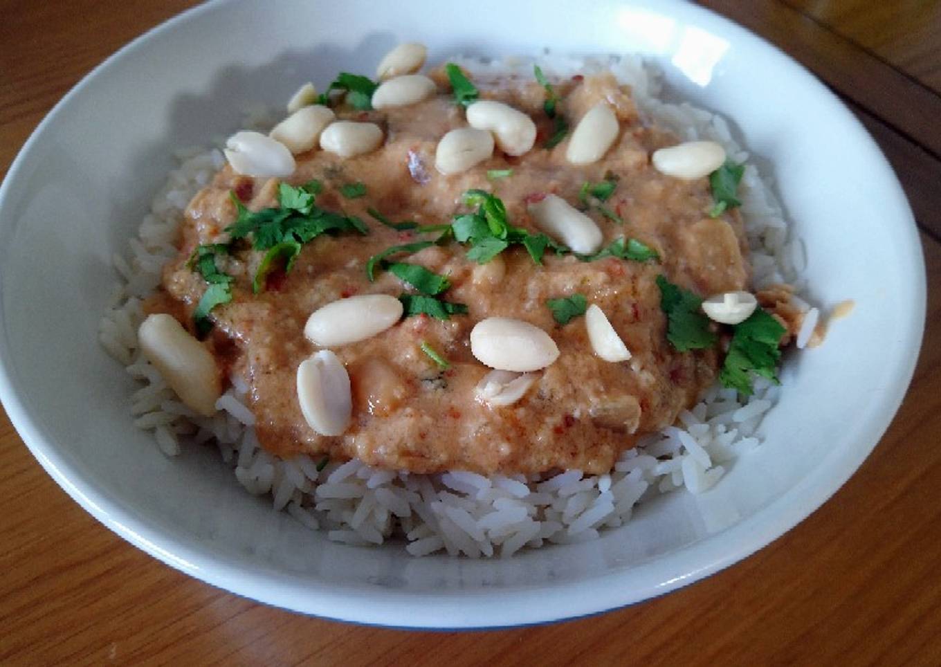 Peanut Butter Chicken in a Slow Cooker