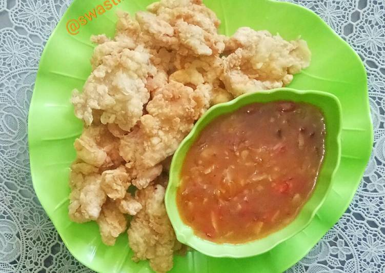 Chicken Crispy With Sweet Chilli Sauce