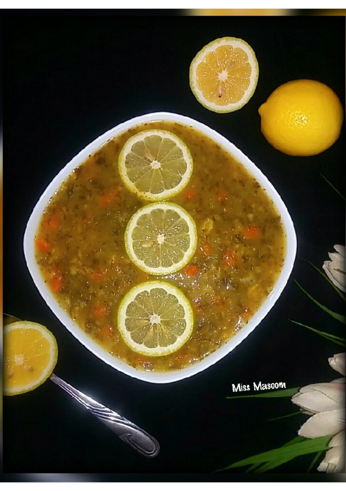 عکسی از دستور سوپ شلغم