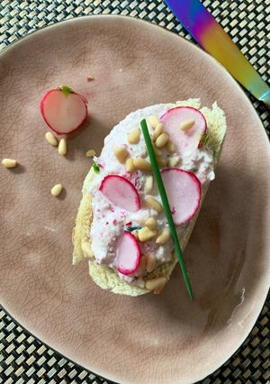 Une photo de ☆Tartine Fraîcheur de Thon aux Radis☆