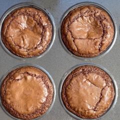 A picture of Peanut Butter Cup Brookies.