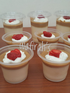 Foto resep Silky butterscotch mocha puding