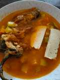 Chiles Rellenos in Tomato Broth
